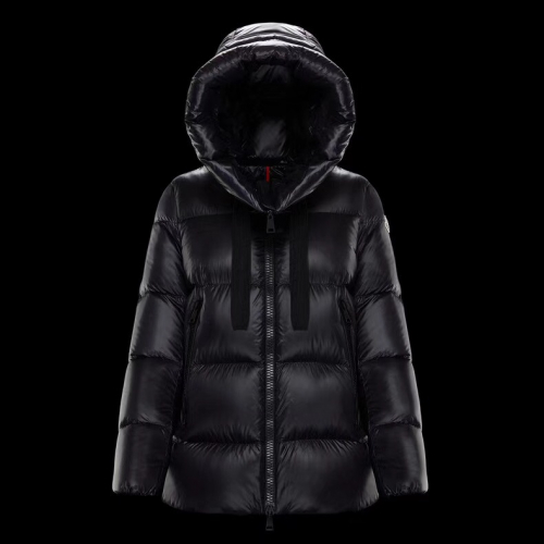 モンクレールレディースパッチモダンダウンパディングc0643ブラック