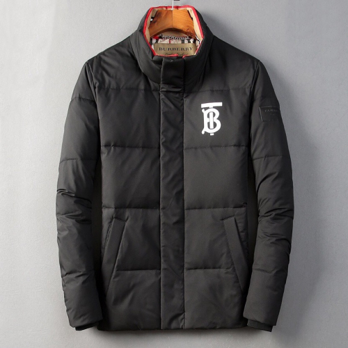 バーバリーメンズダウンパディングr09362(ブラック/ブルー)