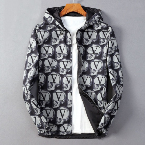 ヴァレンティノメンズカジュアルウィンドブレーカージャケットl0231ブラック