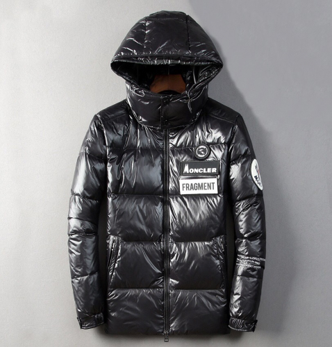 モンクレールメンズパッチモダンダウンパディングc0647ブラック