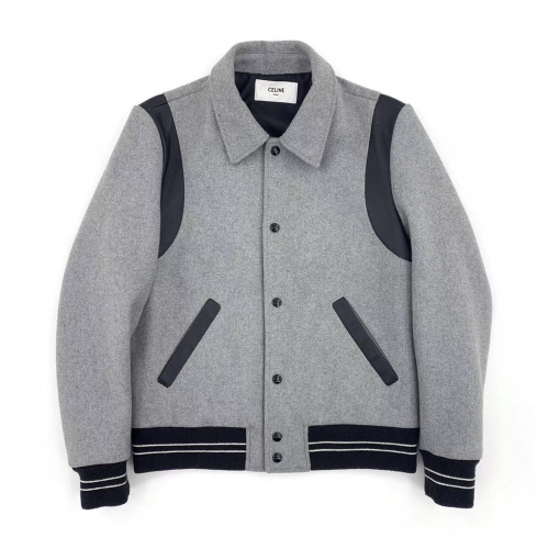 セリーヌメンズカシミヤジャケットl0039.グレー