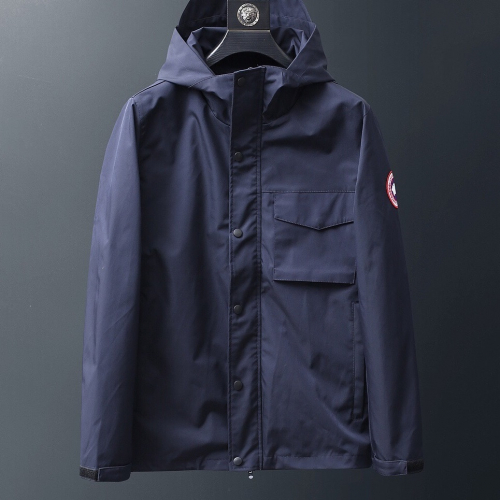 カナダグースメンズカジュアルウィンドブレーカージャケットn0113ネイビー