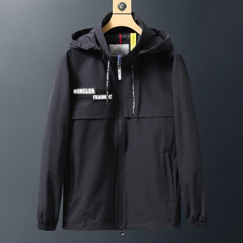 -モンクレールメンズカジュアルジップアップジャケットc0651ブラック