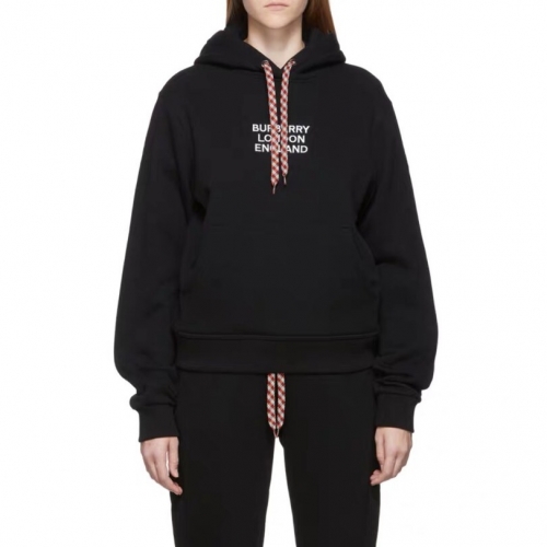 バーバリーメンズカジュアルコットンフーディr0948ブラック