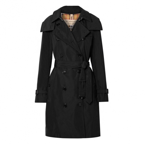 バーバリーレディースヴィンテージコットントレンチコートr0971ブラック