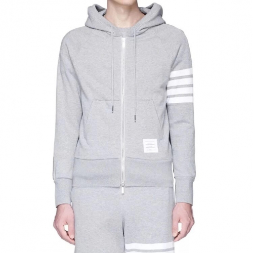 トムブラウンメンズカジュアルトレーニングフーディm0195グレー