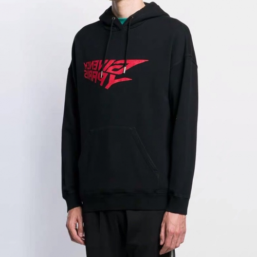 ジバンシィメンズウルフコットンフーディv0206ブラック