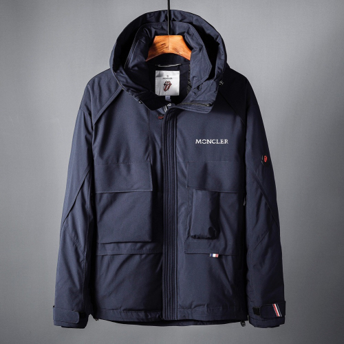 モンクレールメンズパッチモダンダウンパディングc0665ネイビー