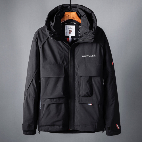 モンクレールメンズパッチモダンダウンパディングc0666ブラック