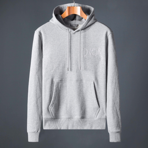 ディオールメンズカジュアルコットンフーディo0329グレー