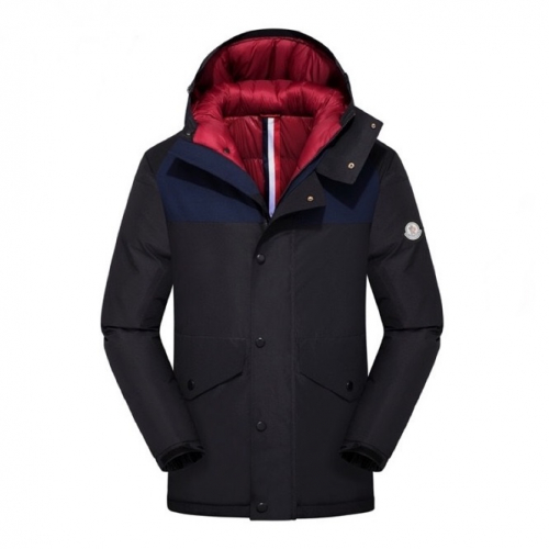 モンクレールメンズパッチモダンダウンパディングc0672ブラック