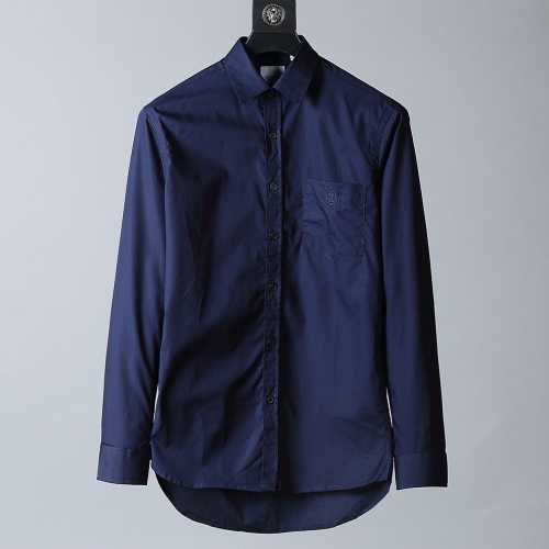 バーバリーメンズヴィンテージコットンシャツr0995.ネイビー