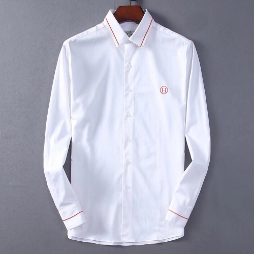 エルメスメンズクラシックコットンシャツr0303ホワイト