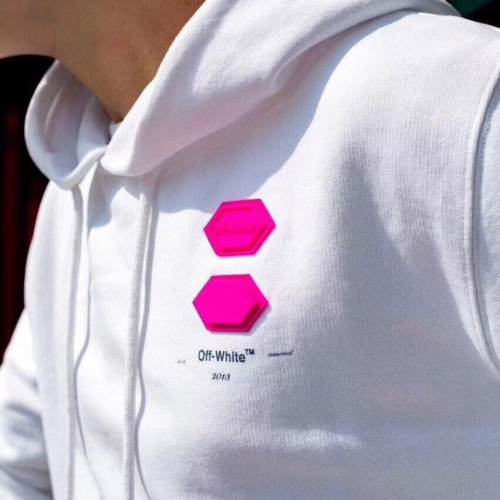 オフホワイトメンズオーバーサイズフーディf0139ホワイト