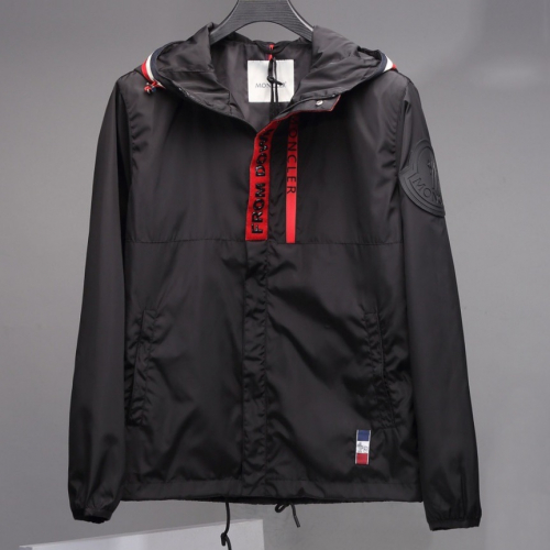 -モンクレールメンズカジュアルジップアップジャケットc0699,ブラック