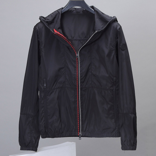 -モンクレールメンズカジュアルジップアップジャケットc0702,ブラック