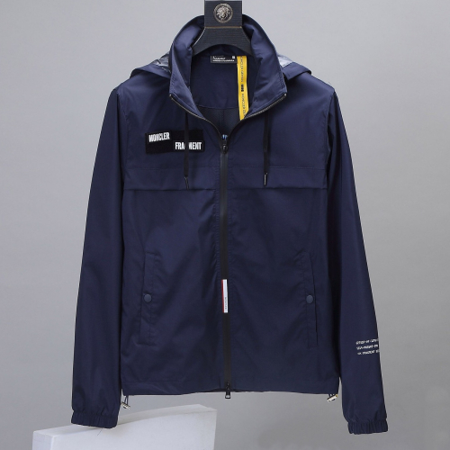 -モンクレールメンズカジュアルジップアップジャケットc0708,ネイビー