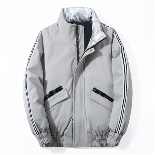 アルマーニメンズダウンパディングm0256グレー