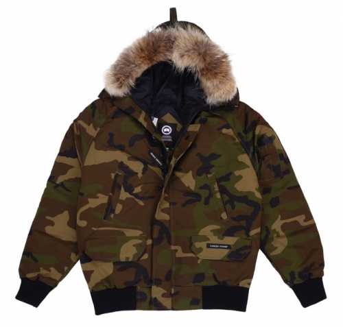 カスタム級カナダグースメンズパッチカジュアルパディングジャケットn0130.グリーン