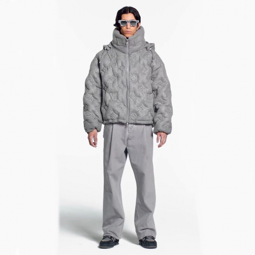 ルイヴィトンメンズオーバーサイズダウンパディングu01236..グレー