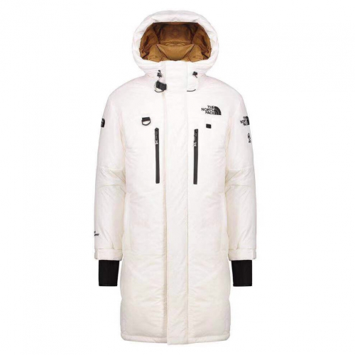ザノースフェイスメンズロングダウンパディングr0033ホワイト