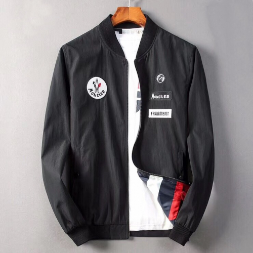 -モンクレールメンズカジュアルジップアップジャケットc0707,(-4).ブラック