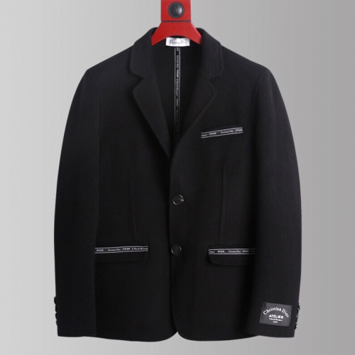 ディオールメンズビジネスカシミヤスーツジャケットo0341.ブラック