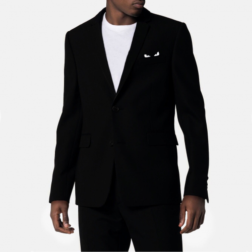 ェンディメンズカシミヤスーツジャケット&n0311.ブラック