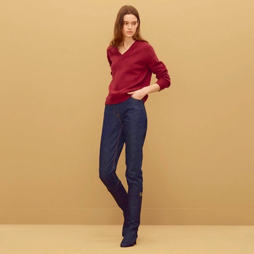 エルメスレディースウールネックセーターr313