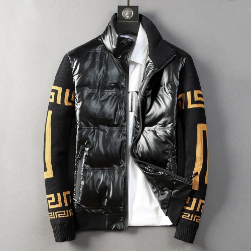 ヴェルサーチェメンズダウンパディングr0280.(m3).ブラック