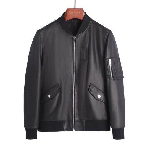 バーバリーメンズカジュアルレザージャケットr01138ブラック