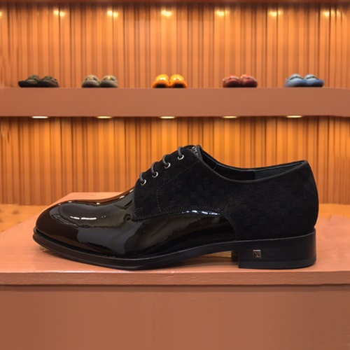 ルイヴィトンメンズレザーオックスフォードシューズS0281ブラック