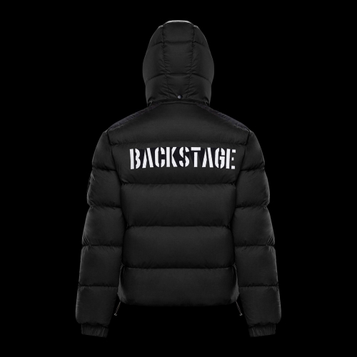 モンクレールメンズパッチモダンダウンパディングc0777ブラック