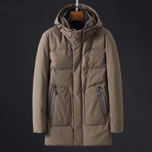 アルマーニメンズロングダウンパディングm0295キャメル