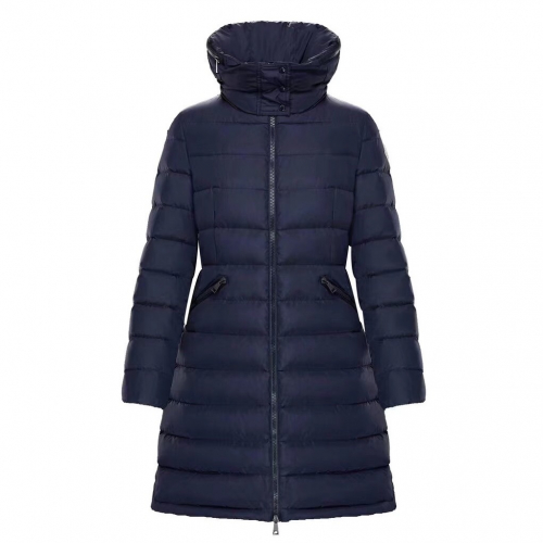 モンクレールレディースパッチモダンダウンパディングc0784ネイビー