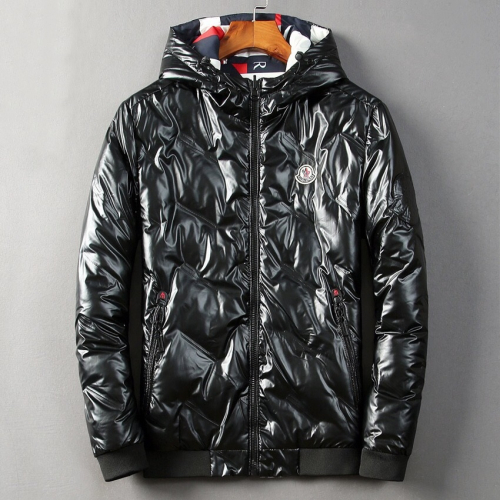 モンクレールメンズパッチモダン両面ダウンパディングc0790ブラック