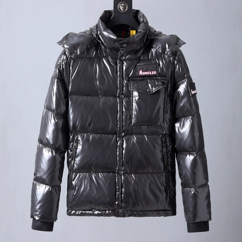 モンクレールメンズパッチモダンダウンパディングc0800ブラック