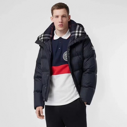 バーバリーメンズダウンパディングr01175.ネイビー
