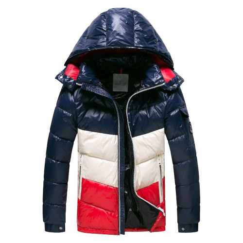 モンクレールメンズパッチモダンダウンパディングc0801ネイビー