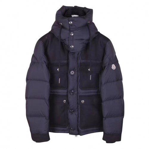 モンクレールメンズパッチモダンダウンパディングc0802ネイビー