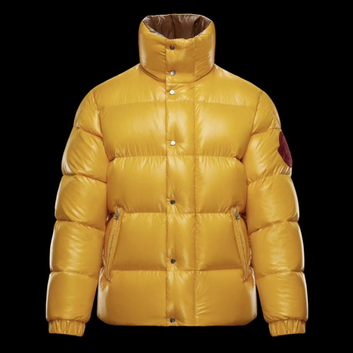 モンクレールメンズパッチモダンダウンパディングc0803イエロー