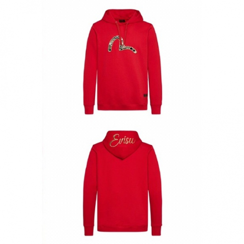 エヴィスメンズ刺繍カモメカジュアルフーディi07