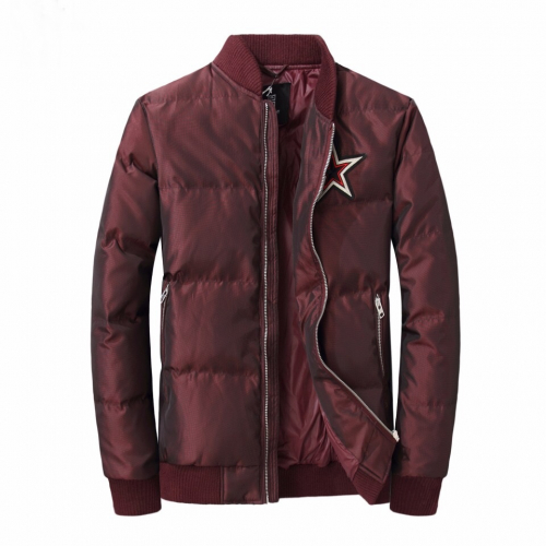 ジバンシィメンズパッチダウンパディングv0217.バーガンディ