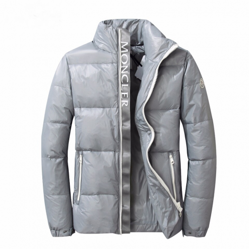 モンクレールメンズパッチモダンダウンパディングc0807.グレー