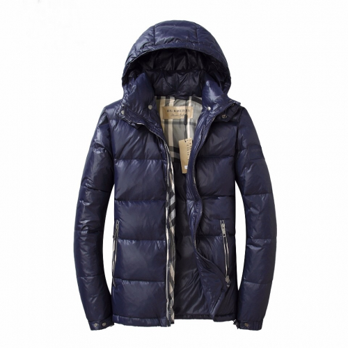 バーバリーメンズダウンパディングr01186.ネイビー