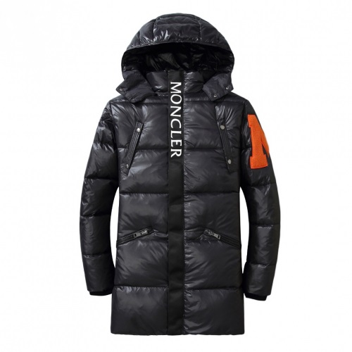 モンクレールメンズパッチモダンロングパディングc0812.ブラック