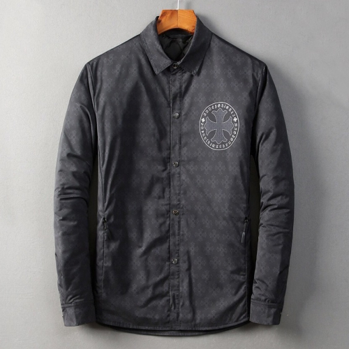 クロムハーツメンズダウンジャケットr0045ブラック