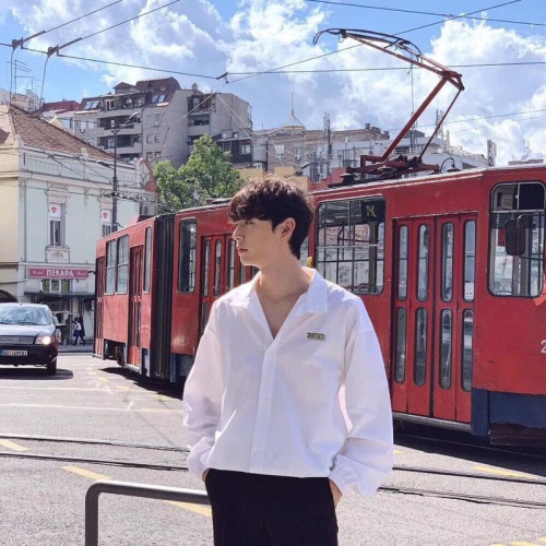 バーバリーメンズコットンシャツr01243.グリーン