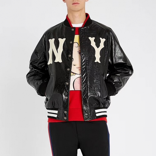 グッチメンズカジュアルスーツジャケットc01423.ブラック