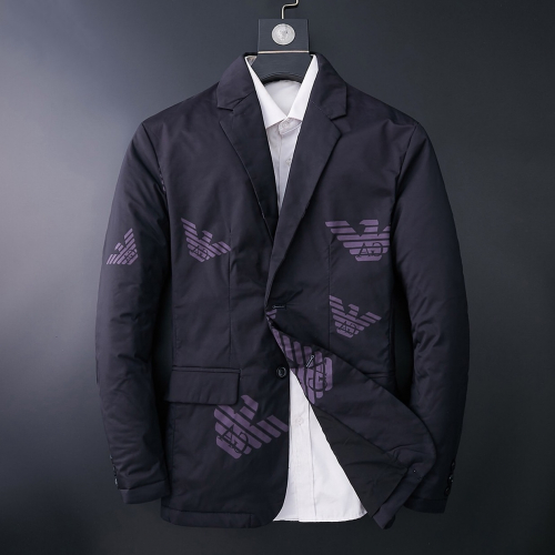 アルマーニメンズダウンジャケットm0310ネイビー